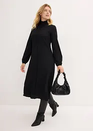 Robe en crêpe avec couture, bonprix