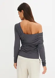 T-shirt à décolleté asymétrique, bonprix