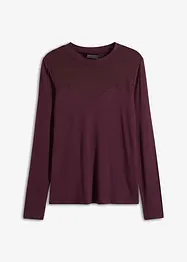 T-shirt manches longues avec mesh, bonprix