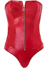 Guêpière + string enduits (ens. 2 pces), bonprix