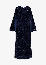 Robe à sequins en velours doux, bonprix