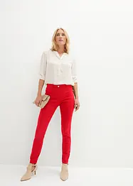 Pantalon taille extensible avec boutons décoratifs, bonprix