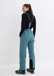 Pantalon de ski thermique imperméable avec bretelles amovibles, bonprix