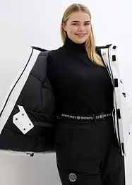 Veste de ski imperméable avec pare-neige, bonprix