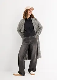 Chemisier oversize en coton à manches 3/4, bonprix