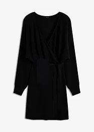 Robe en maille à col V, bonprix