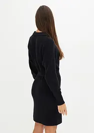 Robe en maille à col polo, bonprix