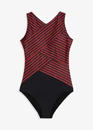 Maillot 1 pièce sculptant, maintien modéré, style portefeuille, bonprix