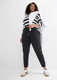 Pantalon de jogging à finitions élastiquées, bonprix