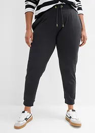 Pantalon de jogging à finitions élastiquées, bonprix