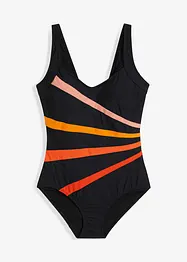Maillot 1 pièce sculptant, maintien fort, à empiècements, bonprix