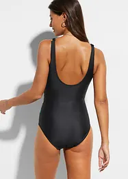 Maillot 1 pièce sculptant, maintien fort, avec volants, bonprix