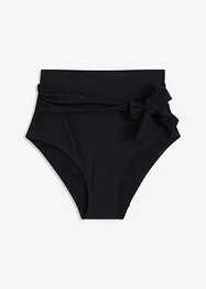 Bas de bikini sculptant taille haute, maintien fort, avec lien à nouer, bonprix