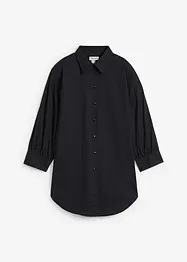 Chemisier oversize en coton, manches 3/4, bonprix