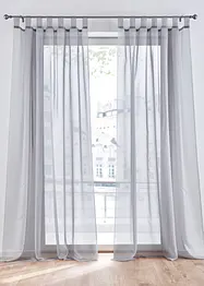 Lot de 2 voilages unis, bonprix