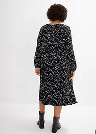 Robe en jersey coton, longueur midi, bonprix