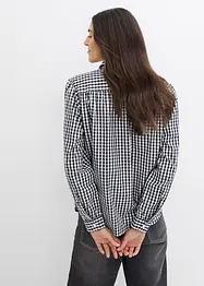 Blouse oversize à carreaux, bonprix