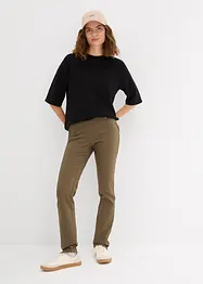 Pantalon extensible à taille élastiquée, bonprix