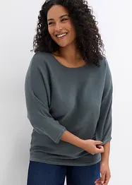 Pull côtelé oversize en viscose mélangée, bonprix