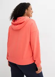 Sweat-shirt à capuche, manches longues, bonprix