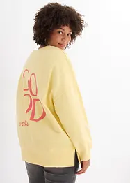 Sweat oversize en coton, bonprix