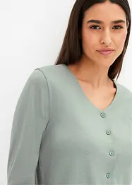 Pyjama avec patte de boutonnage, bonprix