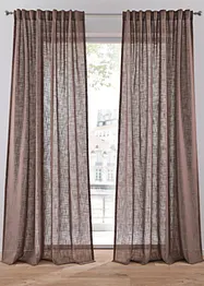 Lot de 2 rideaux panneau texturés, bonprix