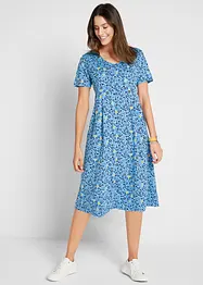 Robe en jersey de coton, longueur midi, bonprix