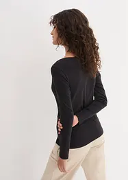 T-shirt manches longues 100% coton, bonprix