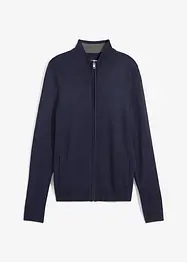 Gilet zippé en fine maille, bonprix