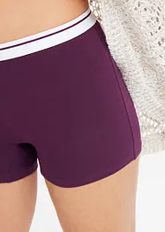 Lot de 4 boxers coton mi-longs pour femme, bonprix