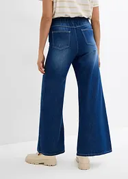 Jean large, taille mi-haute et élastiquée, bonprix