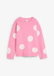 Pull oversize à gros pois, bonprix