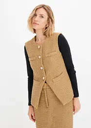 Blazer sans manches en bouclé, bonprix