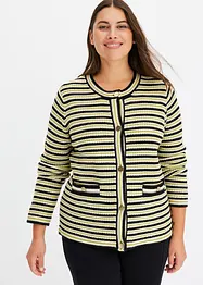 Gilet en maille à boutons élégants, bonprix