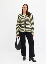 Gilet en maille à boutons élégants, bonprix