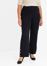 Pantalon en jersey avec boutons, bonprix