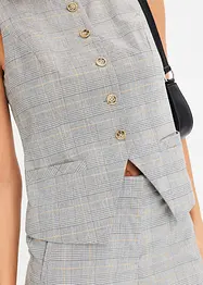 Gilet sans manches à motif Prince de Galles, bonprix
