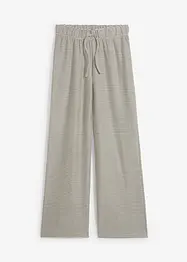 Pantalon en jersey rayé à cordon de serrage, bonprix