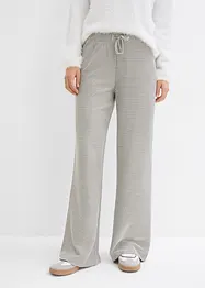 Pantalon en jersey rayé à cordon de serrage, bonprix
