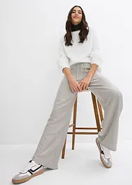 Pantalon en jersey rayé à cordon de serrage, bonprix