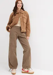 Pantalon cargo en velours côtelé, bonprix