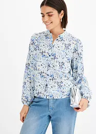 Blouse en matière texturée, bonprix