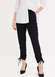 Pantalon en jersey froncé, bonprix