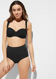 Bas de bikini taille haute, échancrure normale, bonprix