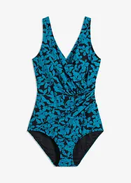 Maillot 1 pièce sculptant, maintien léger, style portefeuille, bonprix