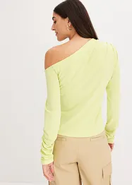 T-shirt épaule découverte avec fronces, bonprix
