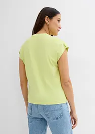 T-shirt boxy avec détail sur les manches, bonprix