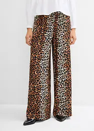 Pantalon palazzo fluide en viscose mélangée, bonprix