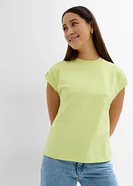 T-shirt boxy avec détail sur les manches, bonprix